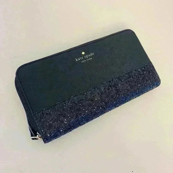 kate spade greta court penny neda wallet black - Picture 5 of 5